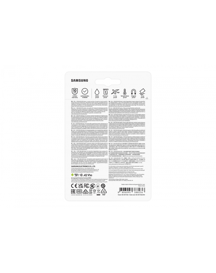 samsung Karta pamięci MB-MD1T0SB/WW 1TB PRO Plus mSD + czytnik główny