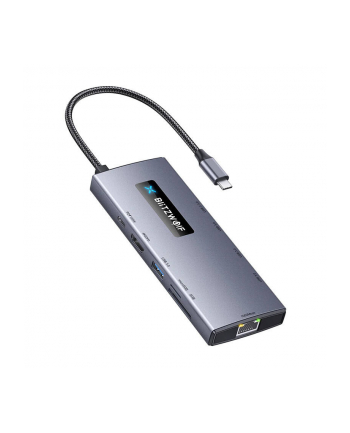 Blitzwolf 10w1 HUB BW-NEW TH8 | USB 3.0 x3 | USB-C x2 | PD 100W | HDMI | RJ45 nr 1