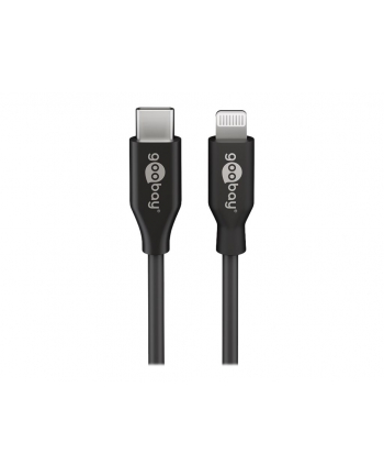 GOOBAY KABEL USB-C - APPLE LIGHTNING PLUG 8-PIN GOOBAY CZARNY 1M  ()