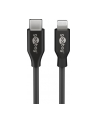 GOOBAY KABEL USB-C - APPLE LIGHTNING PLUG 8-PIN GOOBAY CZARNY 1M  () - nr 3