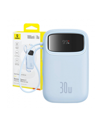 Baseus QPow 2 10000 mAh 30W 2xUSB-C niebieski nr 1