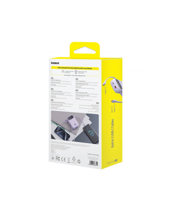 Baseus QPow 2 10000 mAh 30W 2xUSB-C fioletowy
