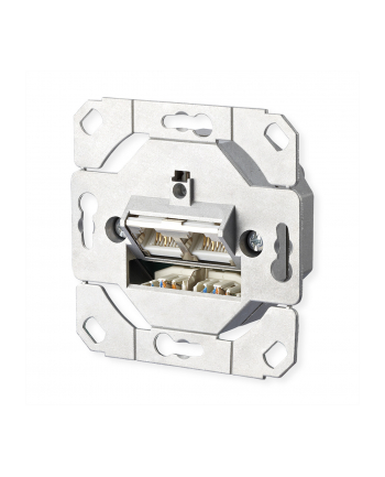 Gniazdo Danych E-Dat C6A 2 Porty Up0 Btr, Ral 9010