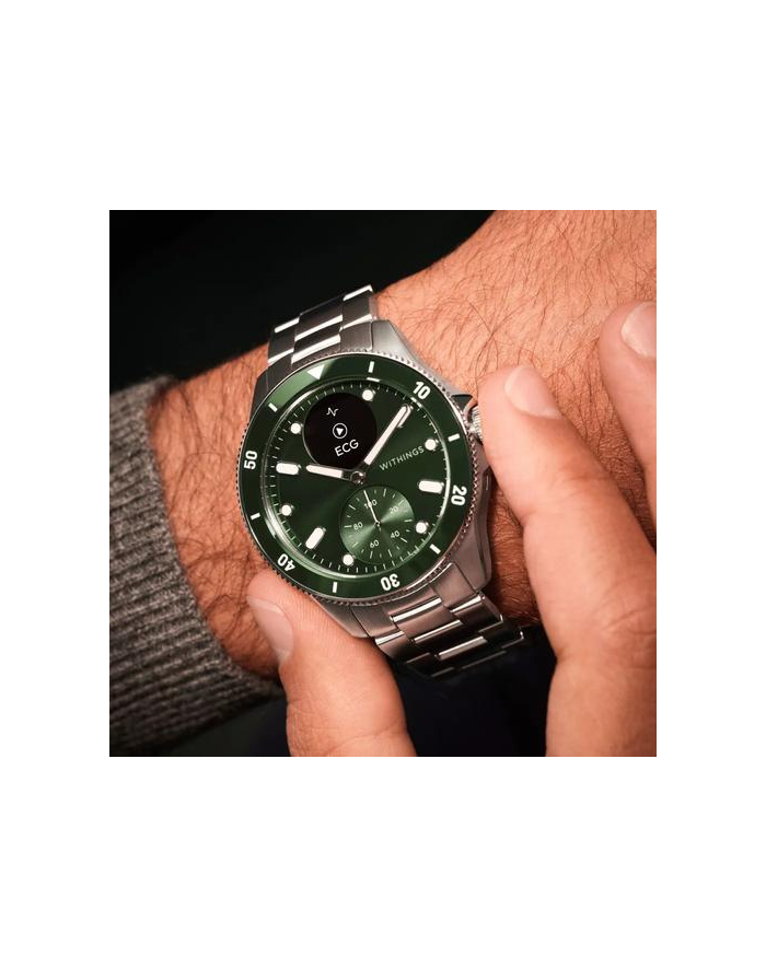 Withings Scanwatch Nova 42mm Zielony główny