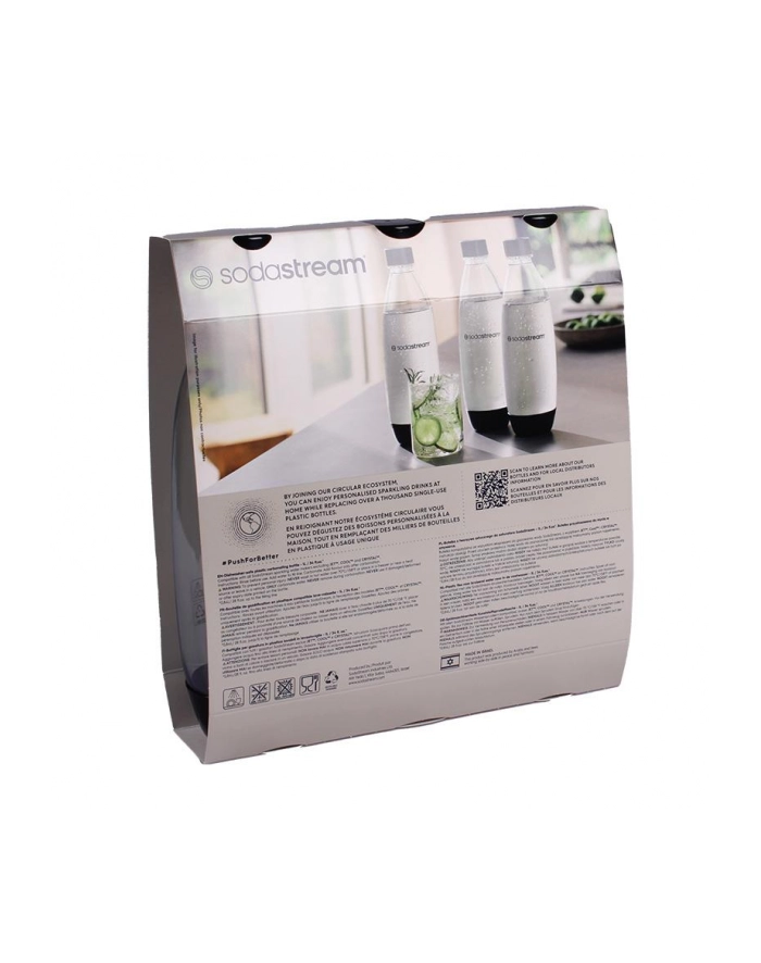 Butelki do saturatora sodastream 3x butelka 1l główny