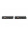 digitus Przedłużacz / Extender HDMI HDBaseT 150m kat.5e/6/74K 60Hz PoC (Power over Cable) IR audio (zestaw) - nr 2