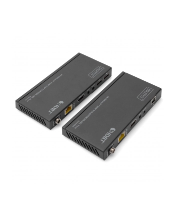 digitus Przedłużacz/Extender KVM HDMI+USB HDBaseT 70m 4K30Hz HDCP 2.2 PoC (Power over Cable) audio IR zestaw