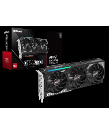 asrock Karta graficzna Radeon RX 9070 Challenger 16GB