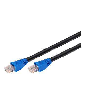 GOOBAY Kabel krosowy outdoor patchcord U / UTP kat. 6 CCA czarny 50m (94395)