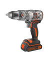 Akumulatorowa wiertarko-wkrętarka udarowa Black&Decker BCD383D2XK PowerConnect - 2 akumulatory 18V/2.0Ah - nr 2