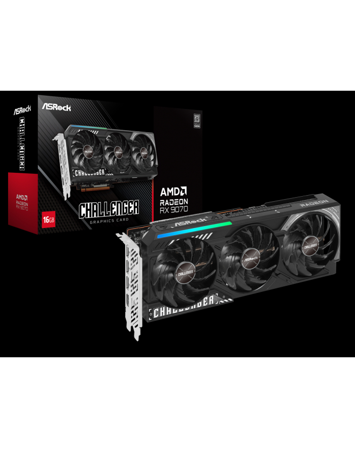 asrock Karta graficzna Radeon RX 9070 Challenger 16GB główny