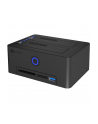icybox Czytnik kart IB-1233CL-CR 2x 2,5/3,5 SSD/HDD - nr 9