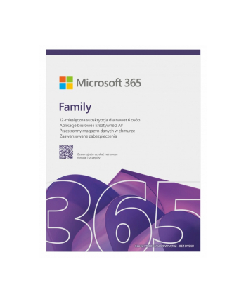 microsoft M365 Family PL 1Y 6U Win/Mac EP2-32382 nr 2