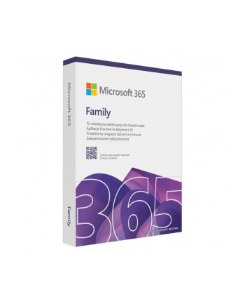 microsoft M365 Family PL 1Y 6U Win/Mac EP2-32382