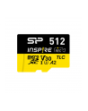 silicon power Karta pamięci microSDXC Inspire 512GB UHS-I U3 A2 V30 4K TLC - nr 5