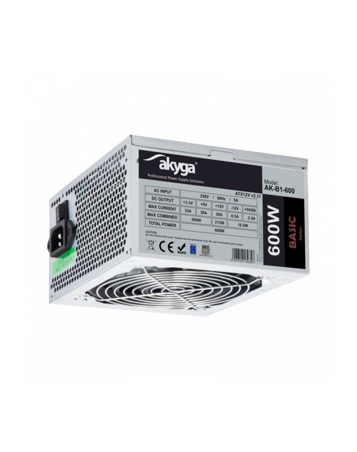 akyga Zasilacz ATX AK-B1-600 600W główny