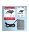 axagon Czytnik kart identyfikacyjnych CRE-SM3TC  USB-C, 1.2m kabel - nr 12