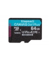 kingston Karta microSD 64GB CanvasGo! Plus 200MB/s A2 U3 V30 + adapter - nr 8