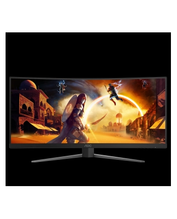 aoc Monitor CU34G4 34 cale 180Hz Curved VA HDMIx2 DP HAS
