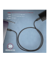 axagon BUCM32-CM05AB Kabel USB-C - USB-C 3.2 Gen 2 0.5m, PD 100W, 5A, 4K HD, ALU, oplot, czarny - nr 26