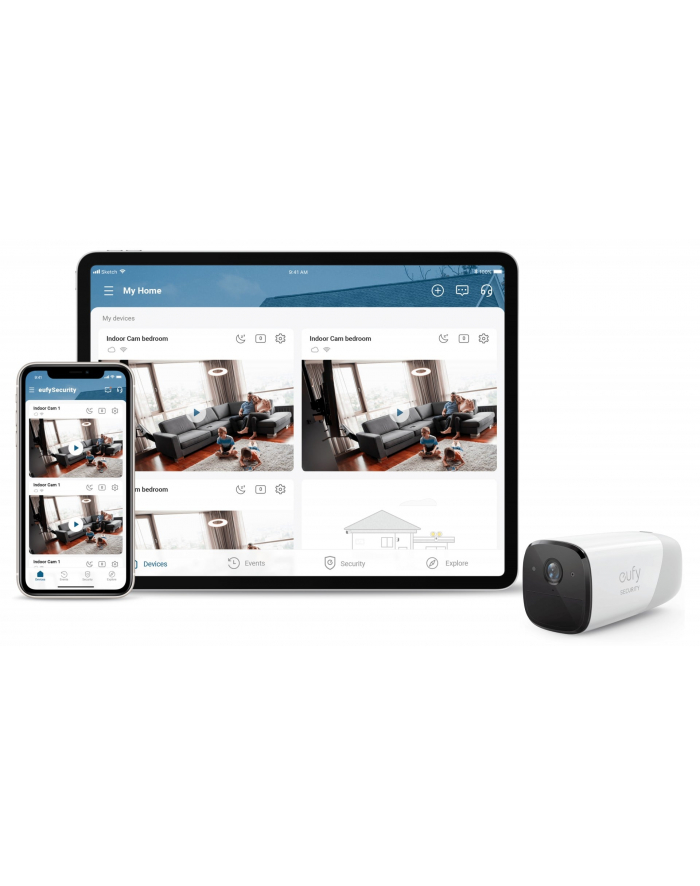 anker Zestaw kamer EufyCam 2 Pro 2+1 - EU/ES/FR/ES biało-szary główny
