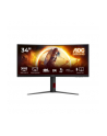 aoc Monitor CU34G4 34 cale 180Hz Curved VA HDMIx2 DP HAS - nr 45