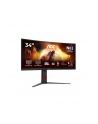 aoc Monitor CU34G4 34 cale 180Hz Curved VA HDMIx2 DP HAS - nr 66