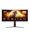 aoc Monitor CU34G4 34 cale 180Hz Curved VA HDMIx2 DP HAS - nr 68