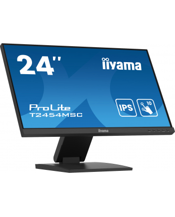 iiyama Monitor 24 cale T2454MSC-B2AG 10 PKT. POJ,IPS,HDMI,DP,FHD,300cd,4ms,  2x2W