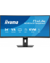 iiyama Monitor 34 '' XCB3497WQSNP-B1 VA,UWQHD,1500R,USB-cDock,KVM,95W /5y/ - nr 69