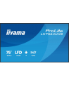iiyama Monitor 75 '' LH7564UHS-B1AG, 24/7,VA,ANDROID14,4K,500cd,5000:1,    2xHDMI ,USB-C,RJ45, RS-232c, IR, 2x10W, 2xUSB, UCHWYT ŚCIENNY,iiSignage2,WiFi,Fa - nr 42