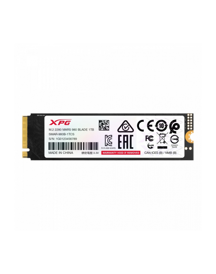 adata Dysk SSD XPG MARS 980 BLADE 1TB PCIe 5x4 14/10 GB/s M2 główny