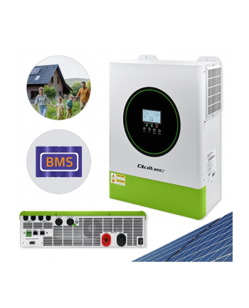 qoltec Hybrydowy Inwerter solarny Off-Grid 11000W | 160A | 48V | MPPT | BMS | Sinus | opcja Wi-Fi | Power Factor 1.0