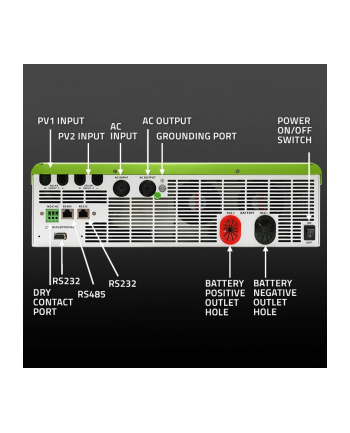 qoltec Hybrydowy Inwerter solarny Off-Grid 11000W | 160A | 48V | MPPT | BMS | Sinus | opcja Wi-Fi | Power Factor 1.0