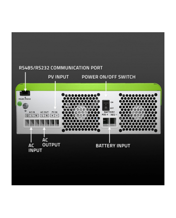 qoltec Hybrydowy Inwerter solarny Off-Grid  6200W | 120A | 48V | MPPT | BMS | Sinus | opcja Wi-Fi | Power Factor 1.0