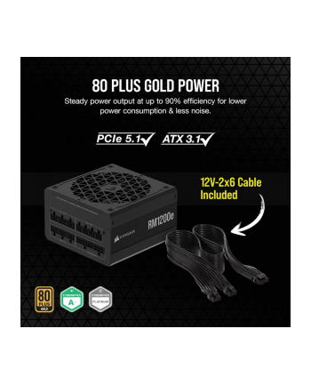 corsair Zasilacz RM1200e PCIe5.1 80+GOLD F.MODULAR ATX3.1