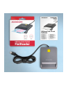 axagon Czytnik kart identyfikacyjnych CRE-SM3TC  USB-C, 1.2m kabel - nr 11