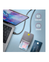 axagon Czytnik kart identyfikacyjnych CRE-SM3TC  USB-C, 1.2m kabel - nr 8