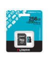 kingston Karta microSD 256GB CanvasGo! Plus 200MB/s A2 U3 V30 + adapter - nr 31
