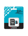kingston Karta microSD 512GB CanvasGo! Plus 200MB/s A2 U3 V30 + adapter - nr 38