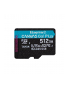 kingston Karta microSD 512GB CanvasGo! Plus 200MB/s A2 U3 V30 + adapter - nr 40