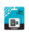 kingston Karta microSD 64GB CanvasGo! Plus 200MB/s A2 U3 V30 + adapter - nr 33