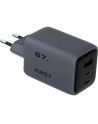 aukey PA-C3 ładowarka sieciowa 3xUSB (2xUSB-C + 1xUSB-A) 67W 5A QC5.0 PD3.0 AFC PPS FCP SCP - nr 7