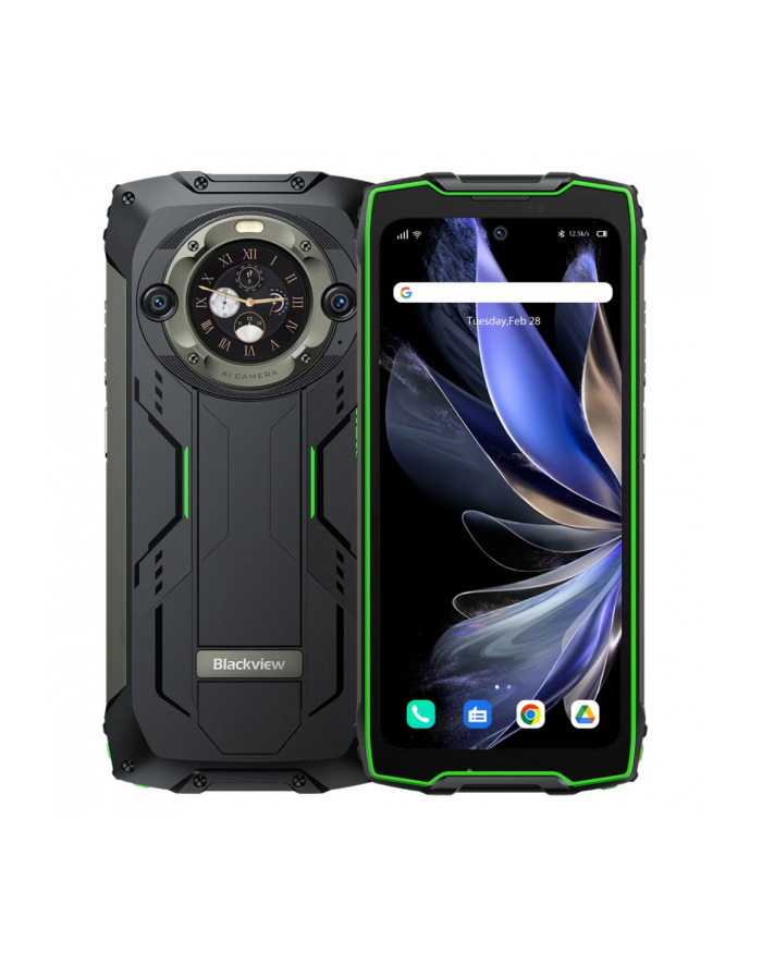 blackview Smartfon BV9300 Pro 15080 mAh 12/256GB zielony główny