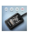 axagon ADM2-AM Adapter USB3.2 Gen 2 M.2 NVMe/SATA SSD 10Gbps 10cm USB-A cable - nr 4