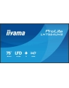 iiyama Monitor 75 '' LH7564UHS-B1AG, 24/7,VA,ANDROID14,4K,500cd,5000:1,    2xHDMI ,USB-C,RJ45, RS-232c, IR, 2x10W, 2xUSB, UCHWYT ŚCIENNY,iiSignage2,WiFi,Fa - nr 42