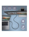 axagon BUCM32-CM05AB Kabel USB-C - USB-C 3.2 Gen 2 0.5m, PD 100W, 5A, 4K HD, ALU, oplot, czarny - nr 16