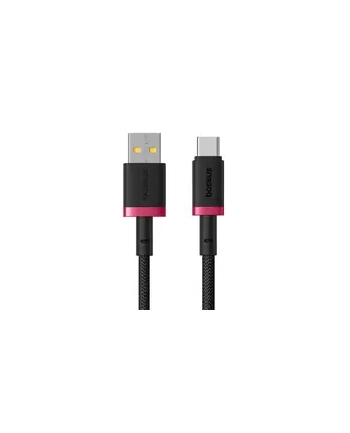 Kabel Baseus Dura USB-Typ C 60W 2m (czerwono-czarny)
