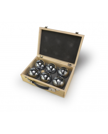 Petanque w drewianej skrzynce gra plenerowa 56319 Tactic