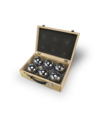 Petanque w drewianej skrzynce gra plenerowa 56319 Tactic